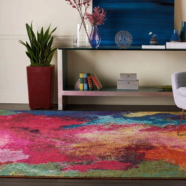 Multi Coloured Celestial Palette Rug - Image 7