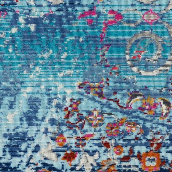 Vintage Kashan 2 Round Rug - Image 4