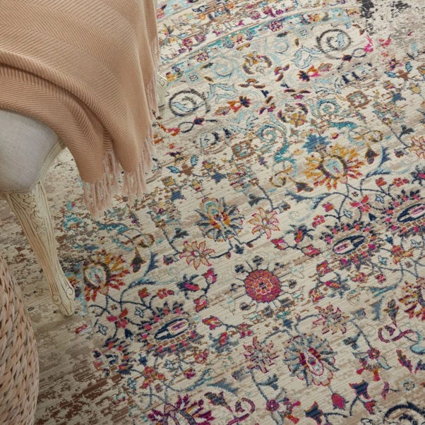 Vintage Kashan 2 Round Rug - Image 5