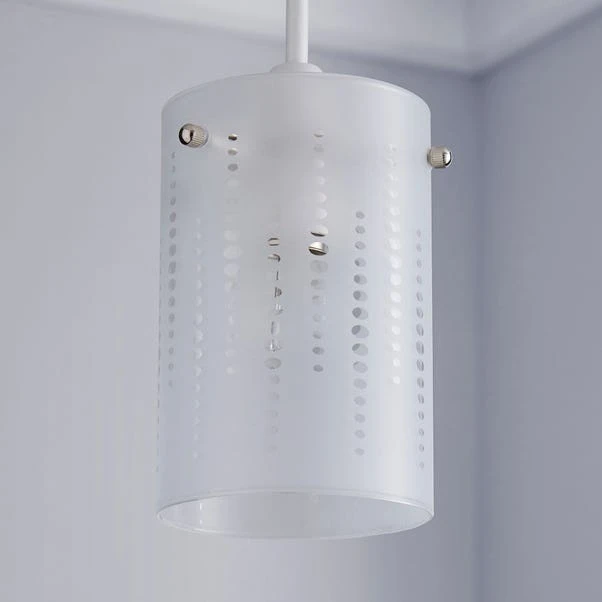 Grayson Dot Glass White Easy Fit Pendant Shade - Image 2