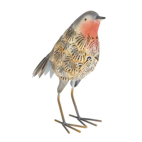 Metal Robin Indoor Outdoor Ornament - Image 3