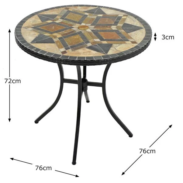 Dallas 76cm Bistro Table - Image 7