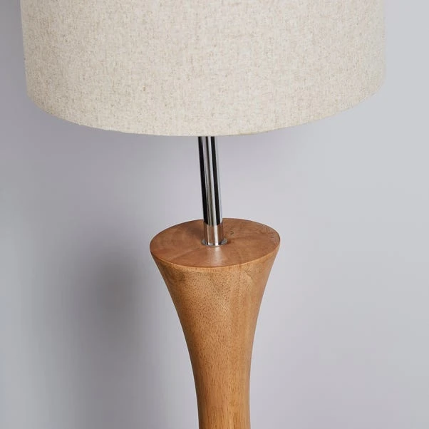 Sala Mango Wood Floor Lamp - Image 3