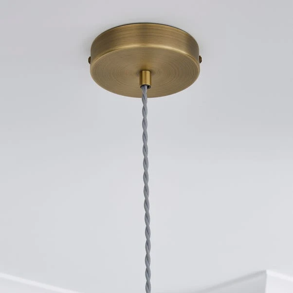 Safi Mesh Antique Brass Pendant Light - Image 4