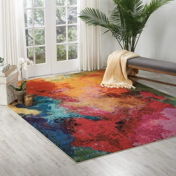 Multi Coloured Celestial Palette Rug - Image 10