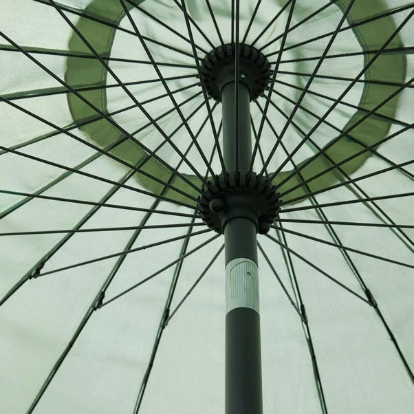 2m Shanghai Sage Green Crank Parasol - Image 3
