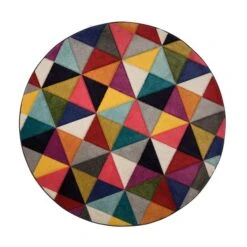 Flair Samba Geometric Round Rug