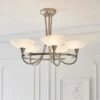 Vogue Cagney 5 Light Semi Flush Ceiling Light