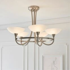 Vogue Cagney 5 Light Semi Flush Ceiling Light