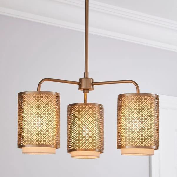 Vienna 3 Light Semi Flush Ceiling Light - Image 9