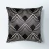 Geo Silver Foil Cushion