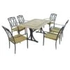 Charleston 6 Seater Dining Set With Ascot Chairs