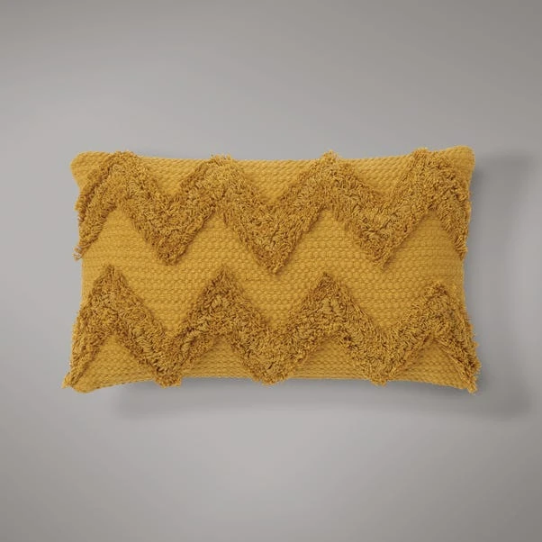 Zig Zag Tufted Cotton Cushion - Image 11