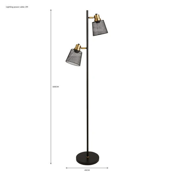 Idris Industrial Floor Lamp - Image 6