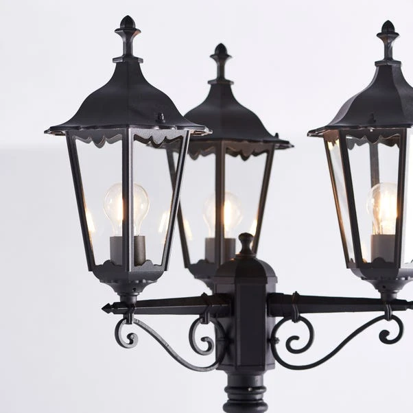 Vogue Trenton Outdoor 3 Light Lamppost - Image 3