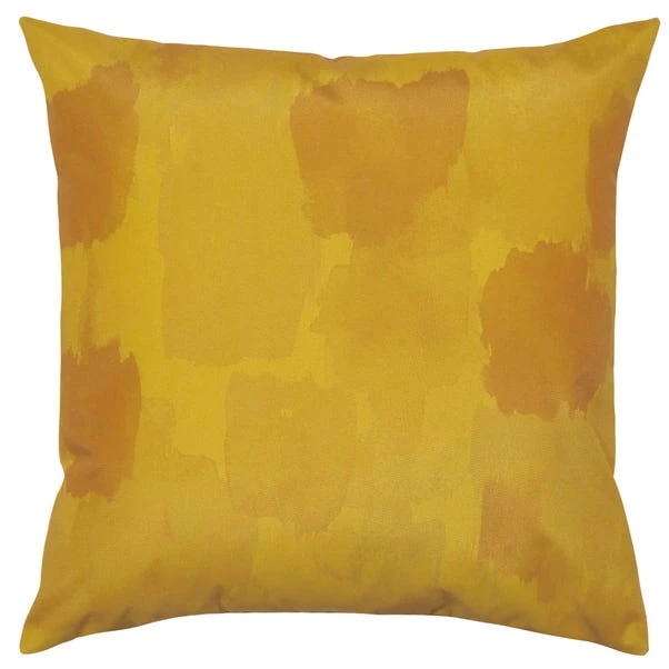 Watercolours Ochre Outdoor Cushion - Image 3