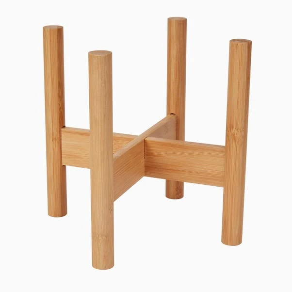 Foldable Bamboo Plant Pot Stand - Image 3