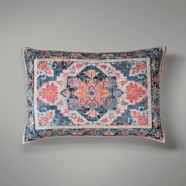 Printed Oriental Cushion - Image 2