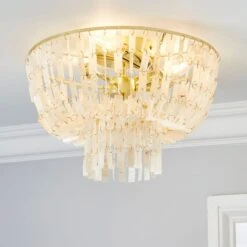 Abanna Flush Ceiling Light