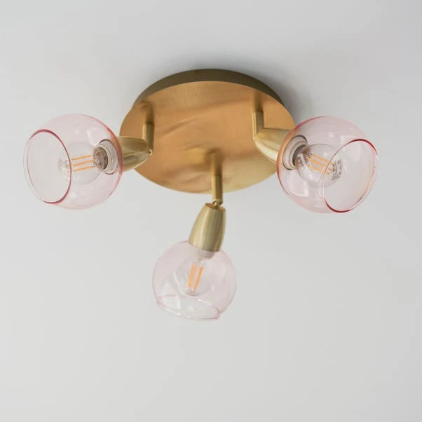 Tia 3 Light Semi Flush Spotlight - Image 2