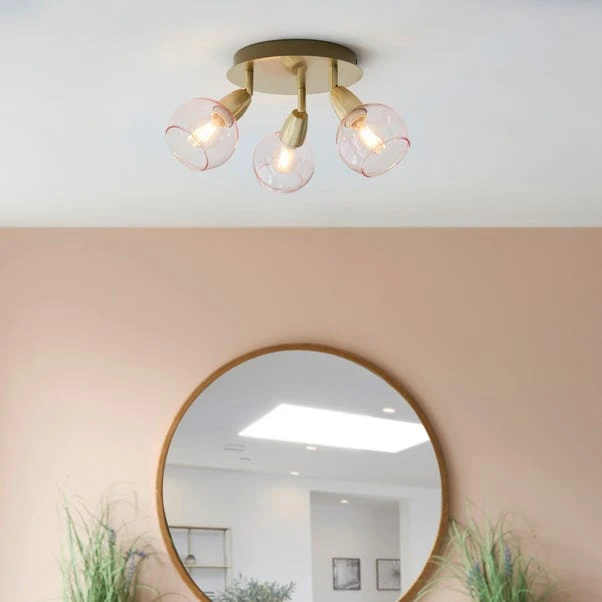 Tia 3 Light Semi Flush Spotlight - Image 3