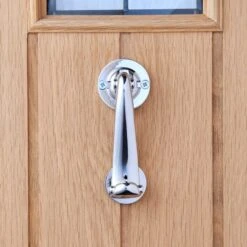 Traditional Scroll Chrome Door Knocker