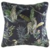 Jungle Leopard Cushion Petrol