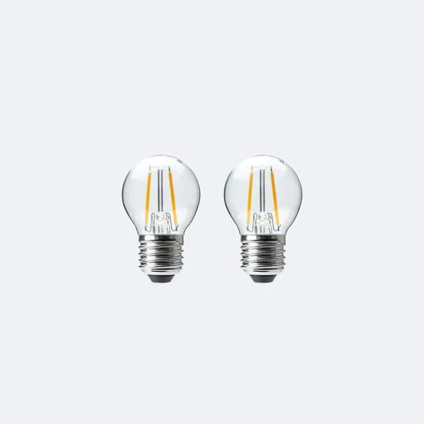 Set Of 2 Status 2.5W ES Mini Globe Filament Bulbs - Image 4