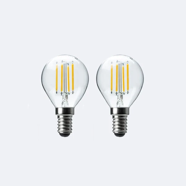 Set Of 2 Status 4.5W SES Mini Globe Dimmable Filament Bulbs - Image 4
