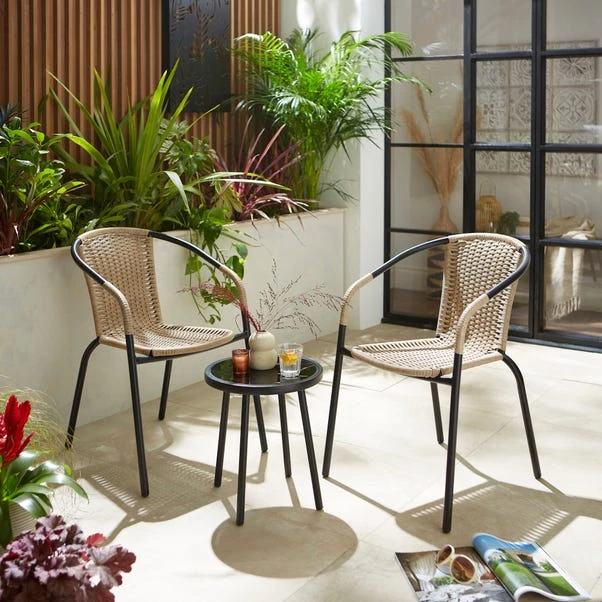 Rattan Bistro Chair - Image 2