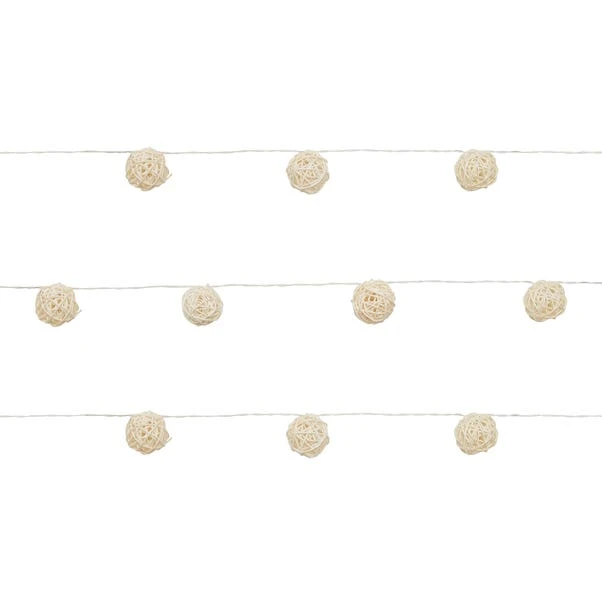Rattan Ball LED String Lights - Image 5