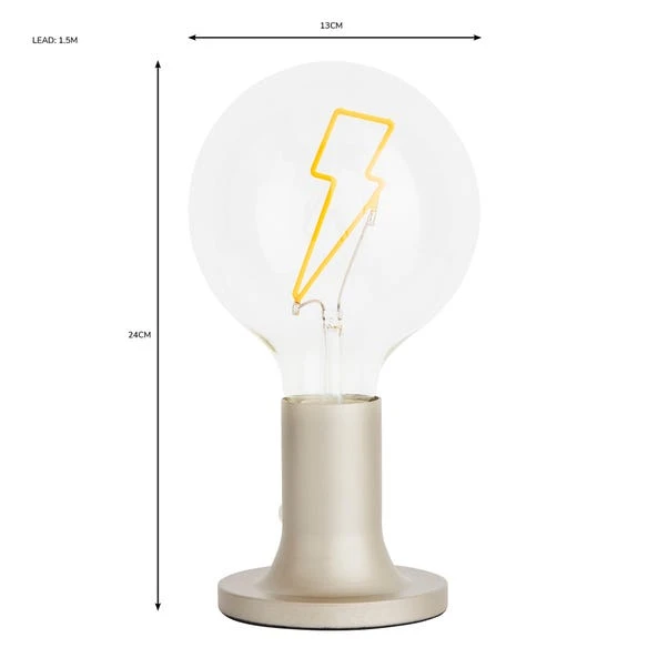Lightning Bolt Bulb Table Lamp - Image 6