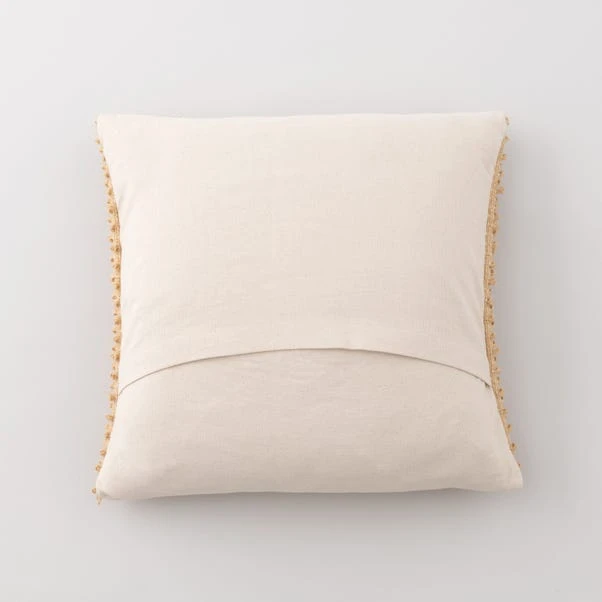 Jute Bobble Natural Cushion Cover - Image 5