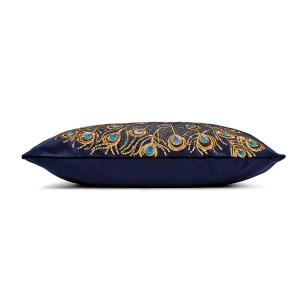 Peacock Teal Cushion Cover - Image 5