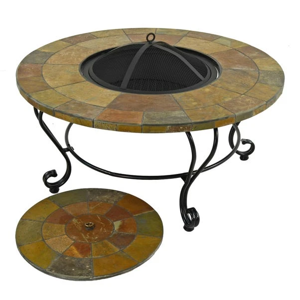 Bayfield Coffee Table Firepit 89cm - Image 3