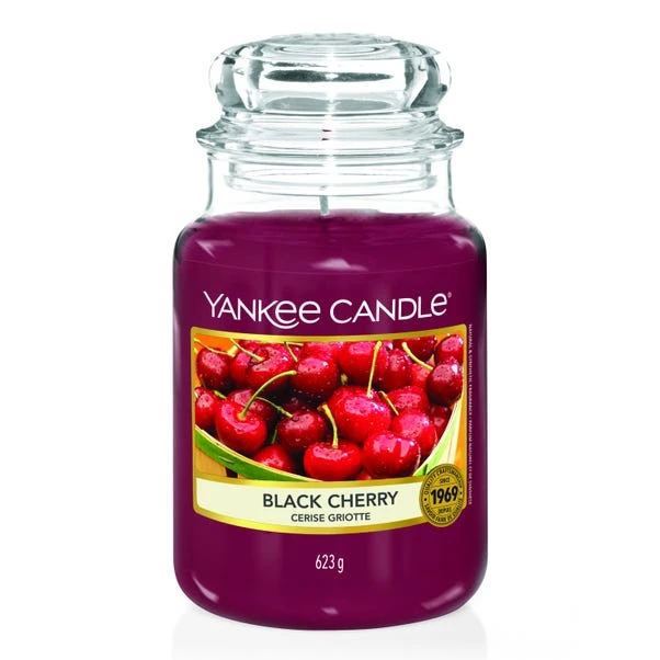 Yankee Candle Black Cherry Original Large Jar Candle - Image 2