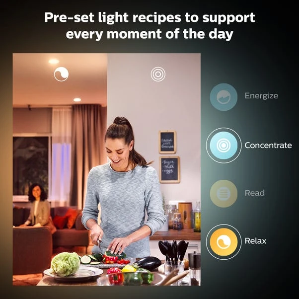 Set Of 2 Philips HUE Smart 4W SES LED Tunable Luster Bulbs - Image 3