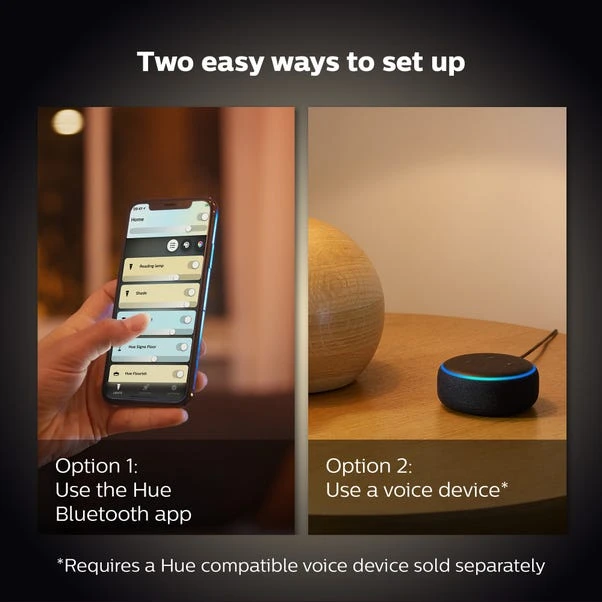 Set Of 2 Philips HUE Smart 4W SES LED Tunable Luster Bulbs - Image 5