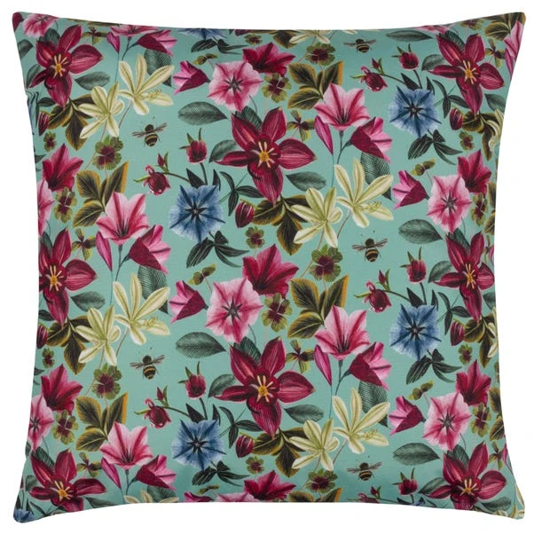 Wylder Nature Midnight Garden Birds Outdoor Cushion - Image 2