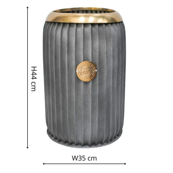 Kew Antique Lead Richmond Tall Plant Pot - Image 5