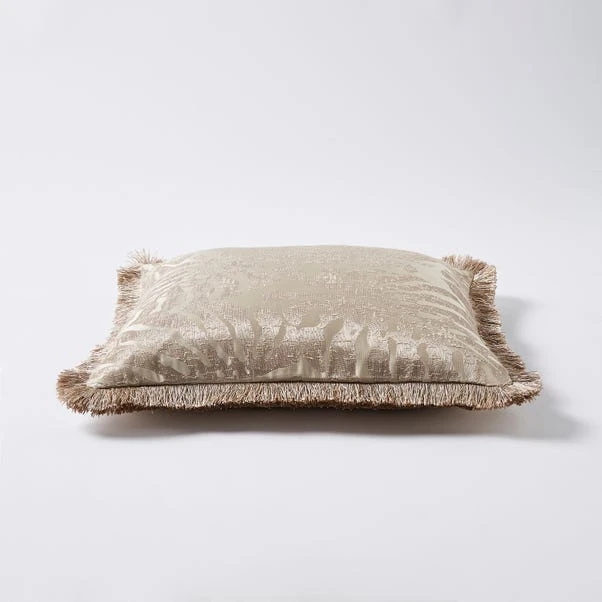 Luxe Jacquard Palm Cushion - Image 6