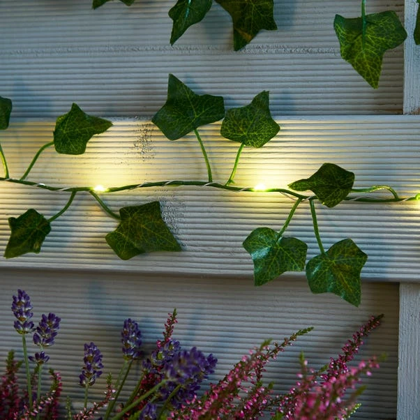 Ivy Garland 50 LED Indoor Outdoor String Lights - Image 3