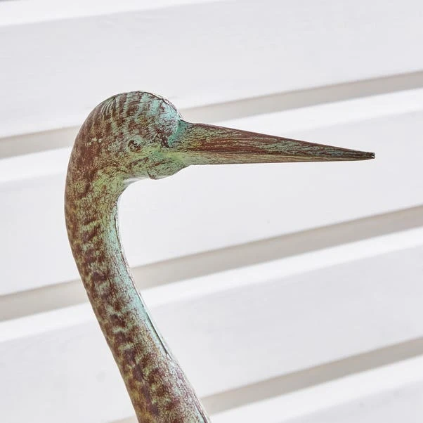 Iron Heron Sculpture - Image 2