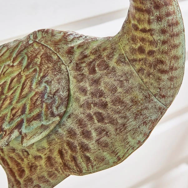 Iron Heron Sculpture - Image 3