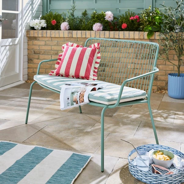 Striped Lilypad Bench Pad