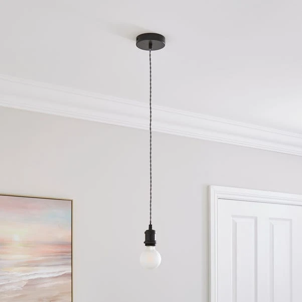 Charlie Herringbone Adjustable Pendant Flex Ceiling Light Cable - Image 7