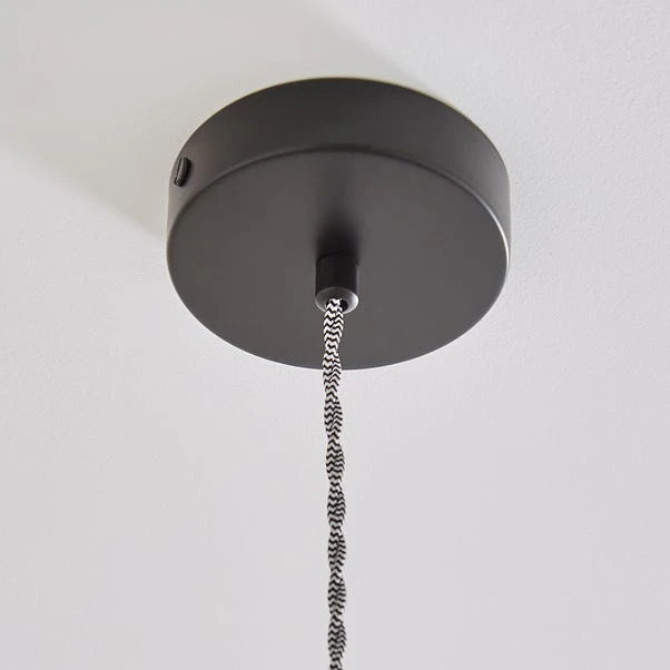 Charlie Herringbone Adjustable Pendant Flex Ceiling Light Cable - Image 9