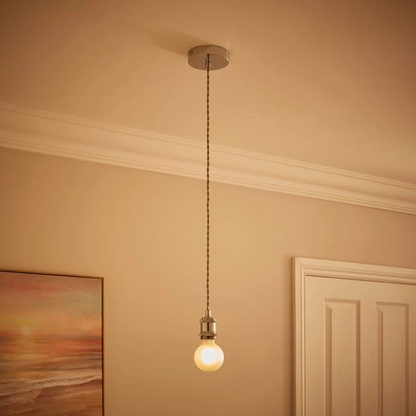 Charlie Herringbone Adjustable Pendant Flex Ceiling Light Cable - Image 2