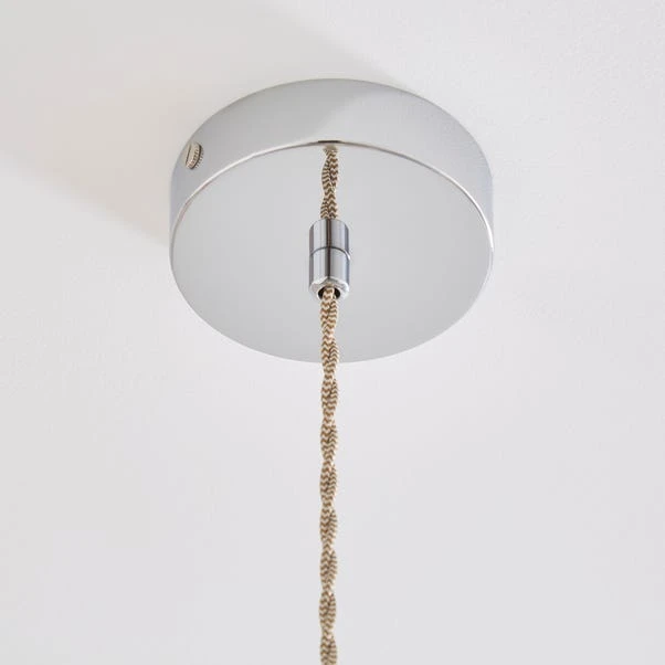 Charlie Herringbone Adjustable Pendant Flex Ceiling Light Cable - Image 3