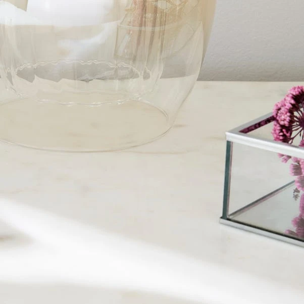 Sylvia Ribbed Glass Table Lamp - Image 4